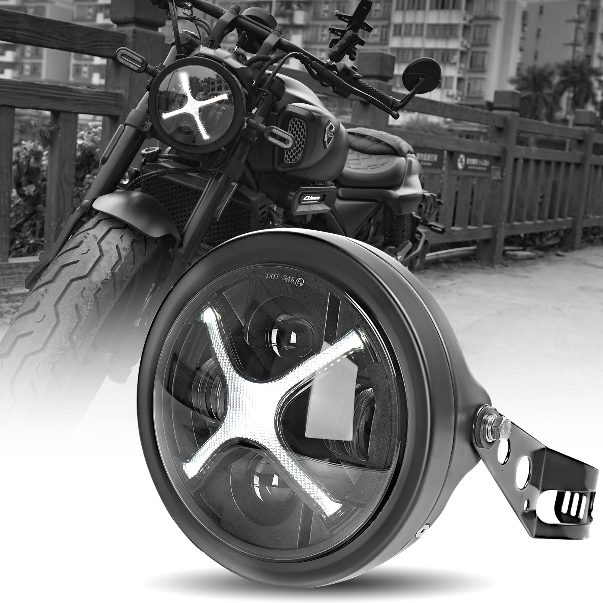 Amazon.com: NKCELL POWER 7 Inch LED Motorcycle Headlight with